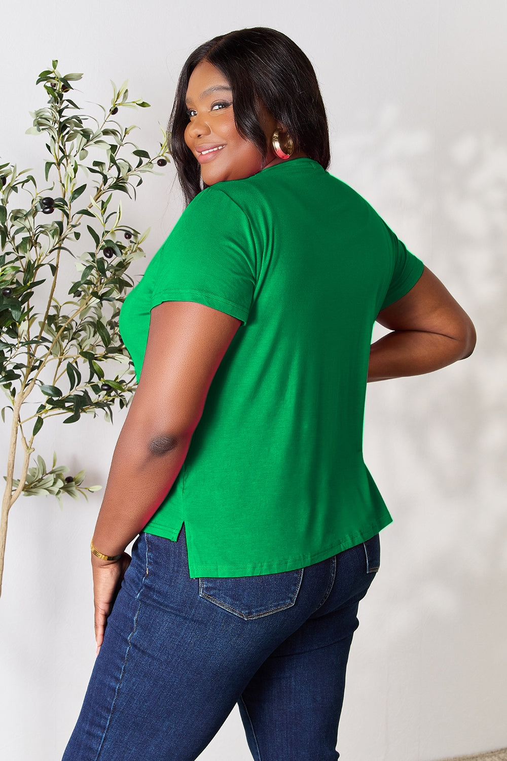 Basic Bae Round Neck Short Sleeve T-Shirt 7 colors