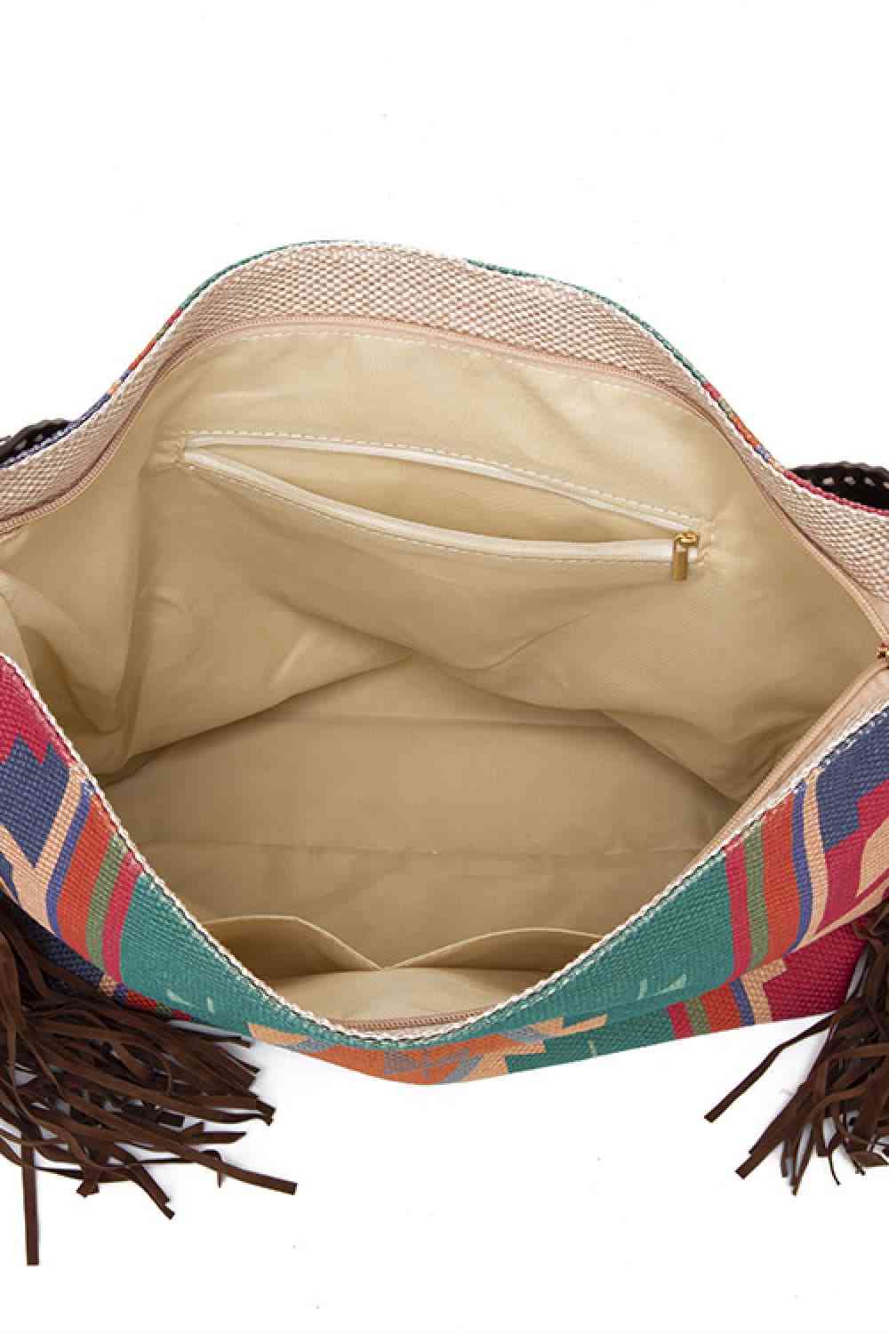Geometric Canvas Tote Bag- 8 colors