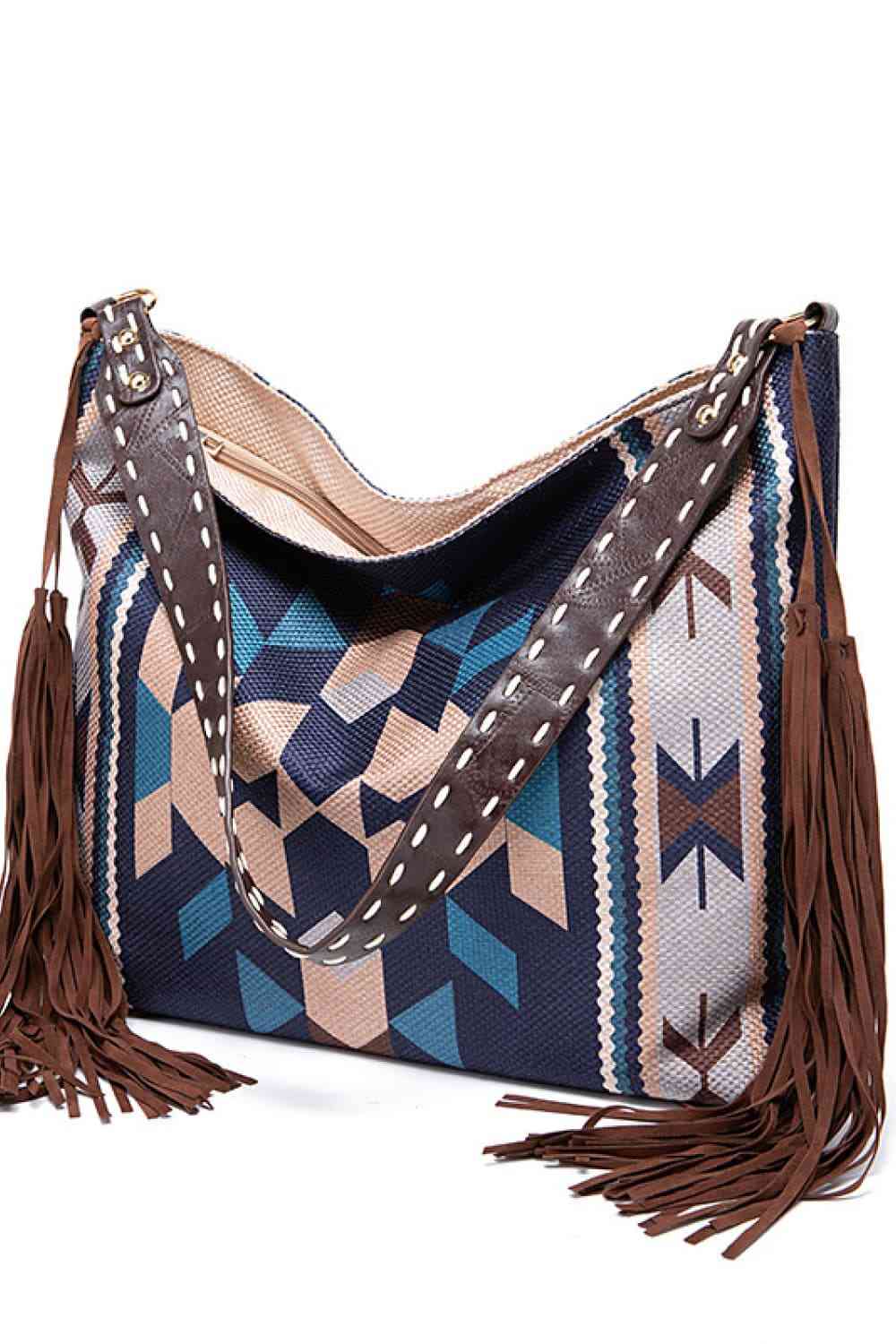 Geometric Canvas Tote Bag- 8 colors