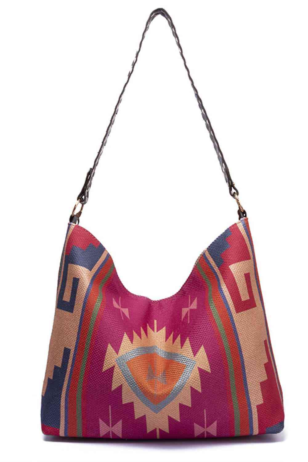 Geometric Canvas Tote Bag- 8 colors