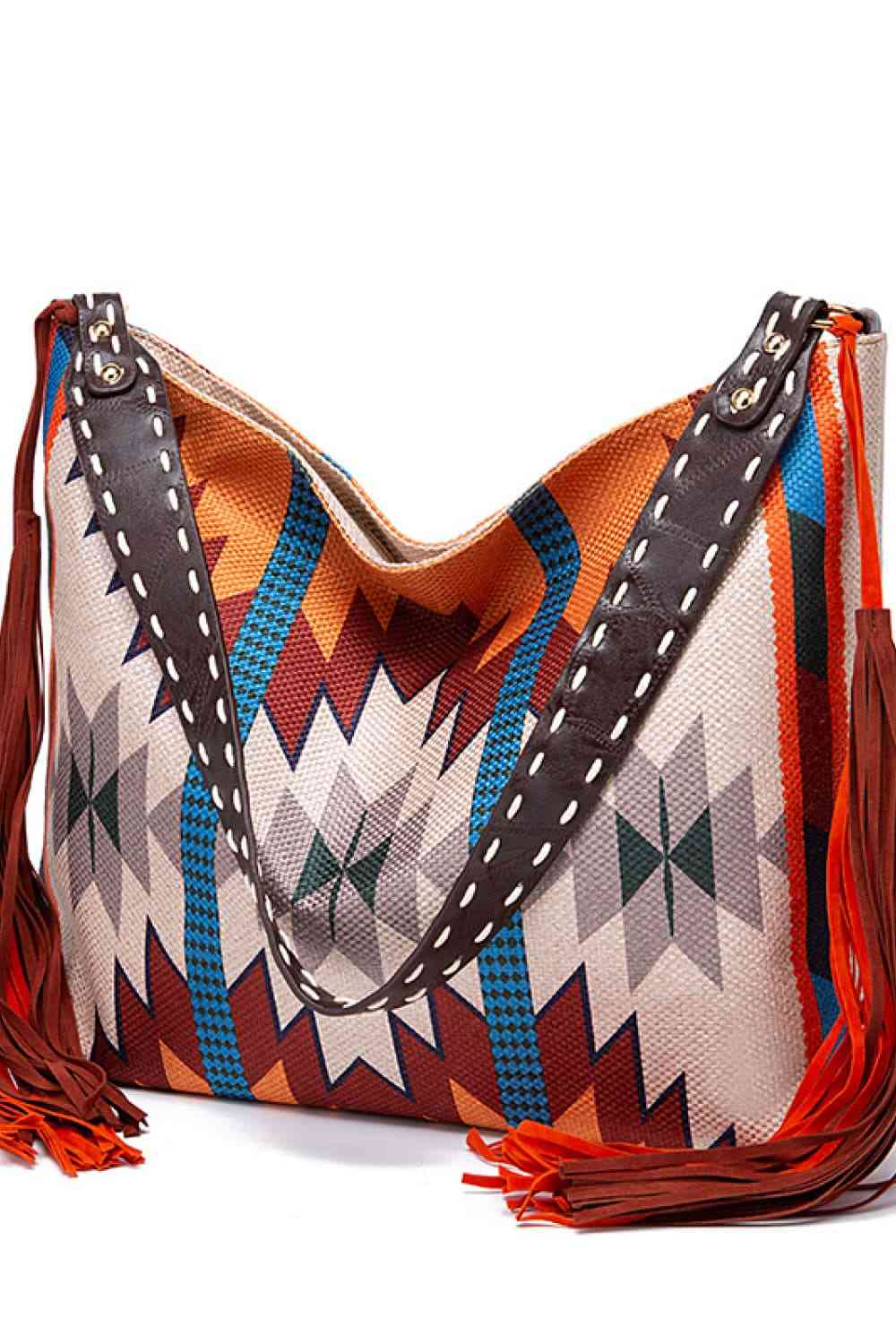 Geometric Canvas Tote Bag- 8 colors