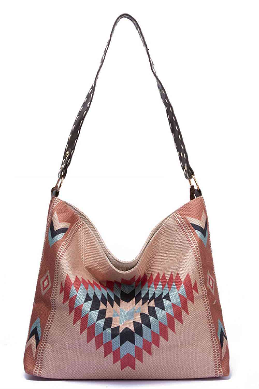Geometric Canvas Tote Bag- 8 colors