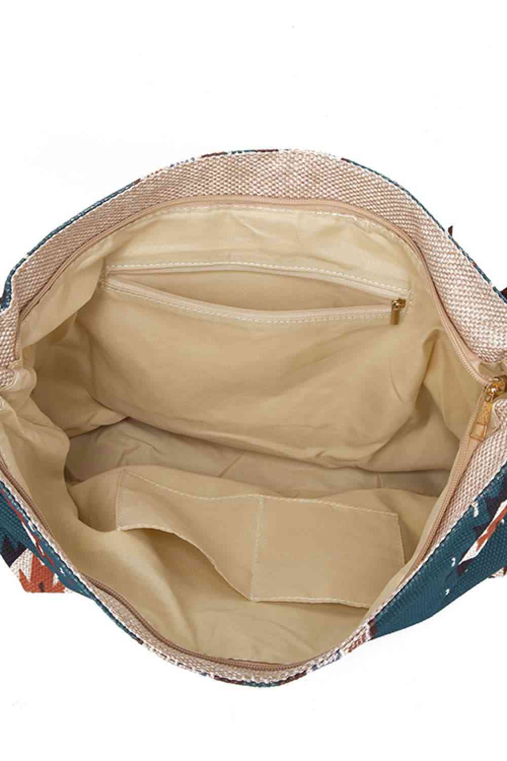 Geometric Canvas Tote Bag- 8 colors